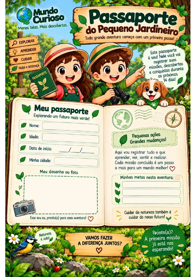 Passaporte do Pequeno Jardineiro