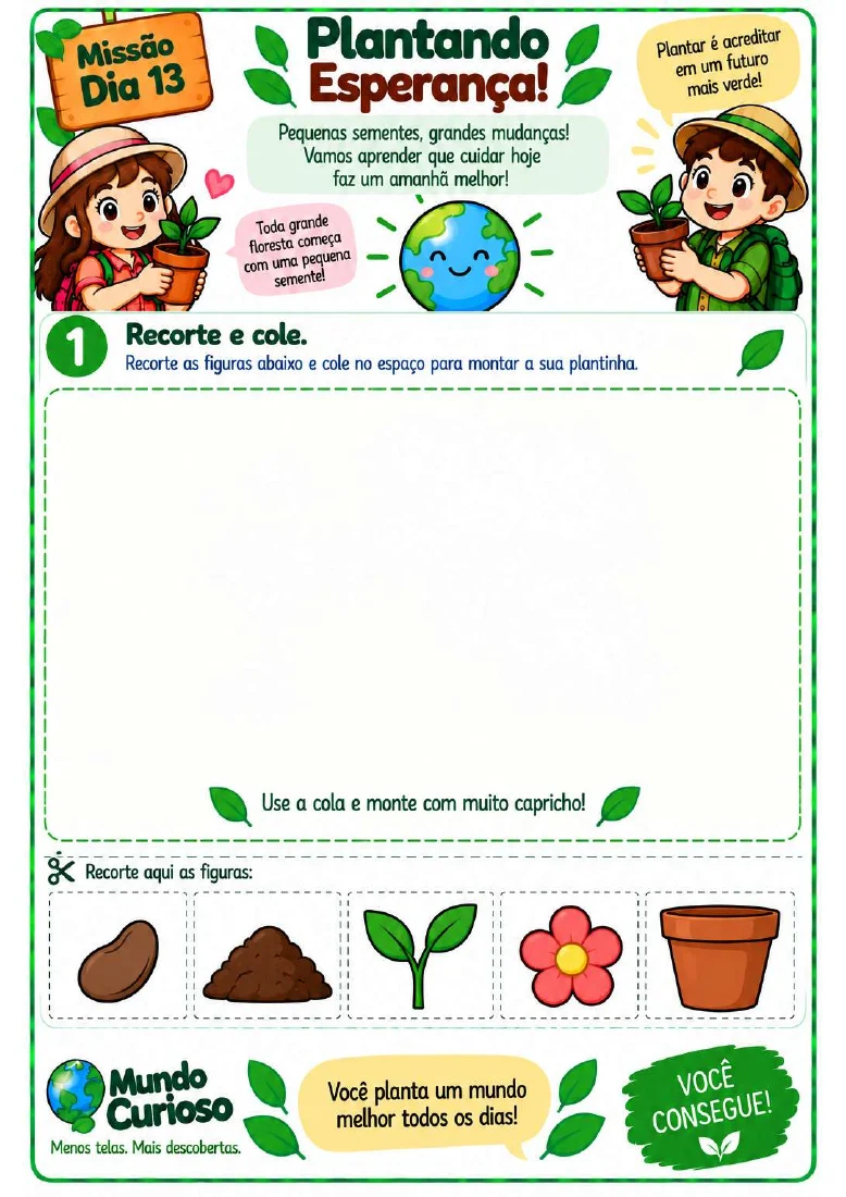 Desafio de recorte e cola